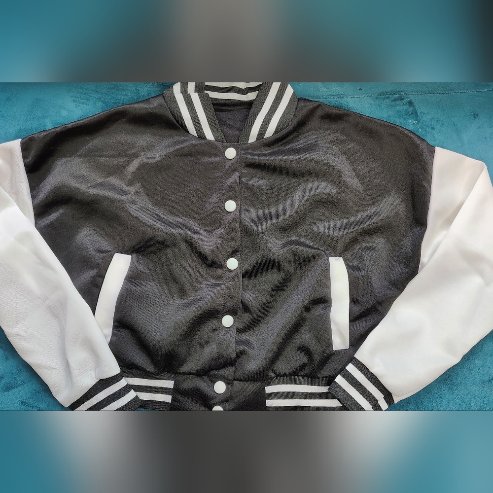 Black and White Varsity Jacket